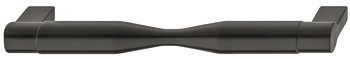 Pull Handle, Zinc Alloy, Fixing Centres 160 mm, Omnia , Black