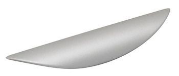 Pull Handle, Zinc Alloy, Fixing Centres 96 mm, Azalea Silver RAL 9006