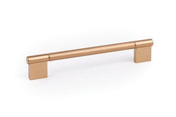 Pull Handle, Aluminum, Fixing Centre 192 mm, Point Brushed brass cava