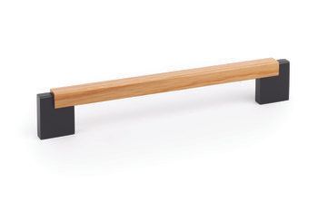D Handle, Aluminum Feet, Duo Mini Oak