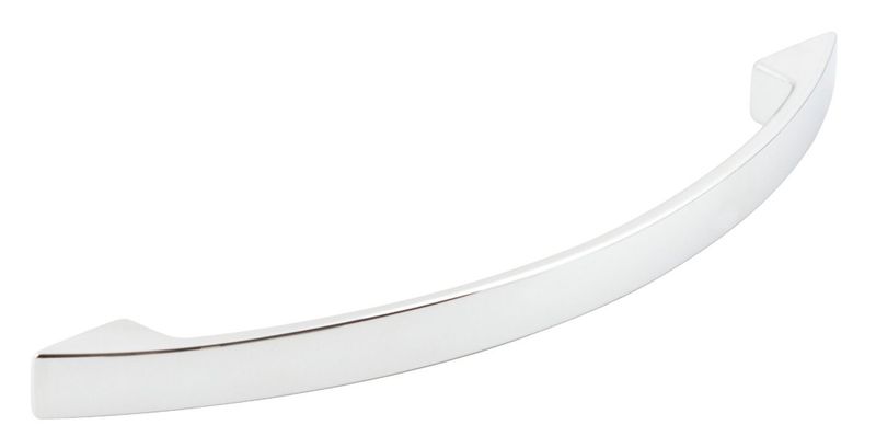 Pull Handle, Zinc Alloy, Fixing Centres 128 mm, Mitford Polished chrome