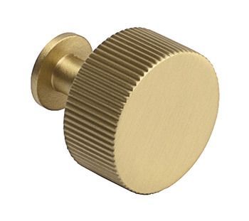 Knob, Brass, Ø 30 mm, Langham Satin Brass