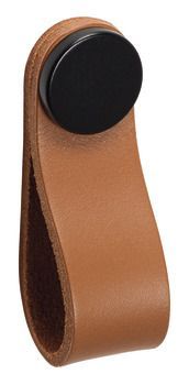 Loop Handle, 70 x 22 mm, Flexa Tan leather / black