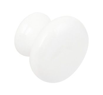 Knob, Ceramic, Ø 38 mm, Iris White