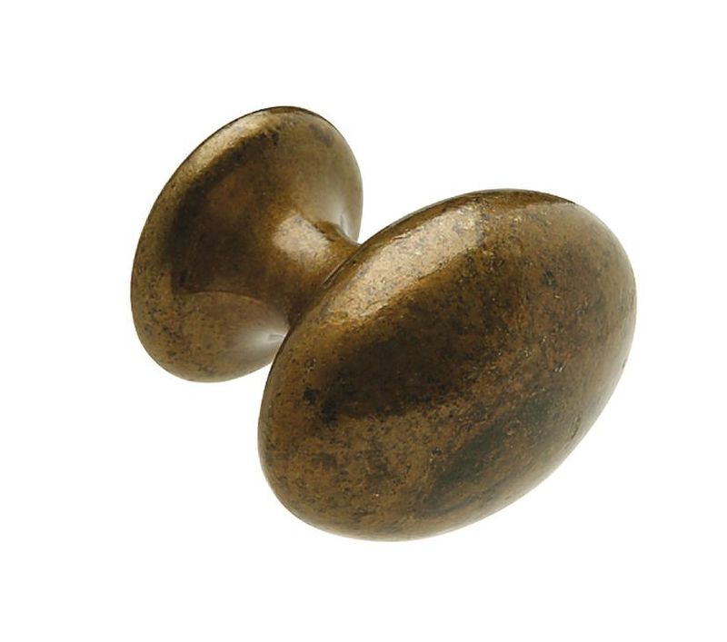 Knob, Zinc Alloy, Ø 40 mm, Chester Antique brass