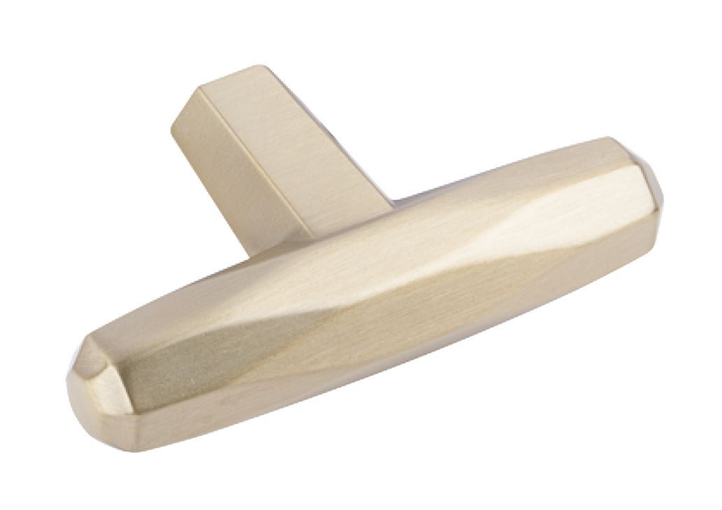 T Knob, Zinc Alloy, Ø 64 mm, St. Vincent Golden champagne