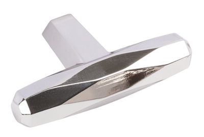 T Knob, Zinc Alloy, Ø 64 mm, St. Vincent Polished nickel