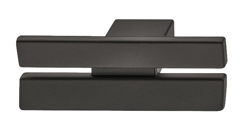 Knob, Zinc Alloy, Split Matt black