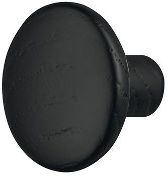 Ringwood Knob, Wood, Ringwood Ash black stained Ringwood Knob, Wood, Ringwood Ash black stained