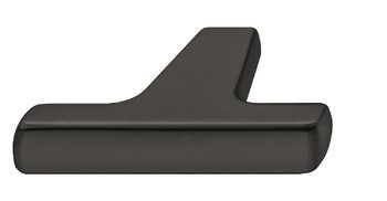 Knob, Zinc Alloy, Häfele Design, Ø 47 mm, Conica, Matt black