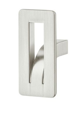 Knob, Zinc Alloy, Hafele Design, Inverto Brushed nickel, Length 52 mm