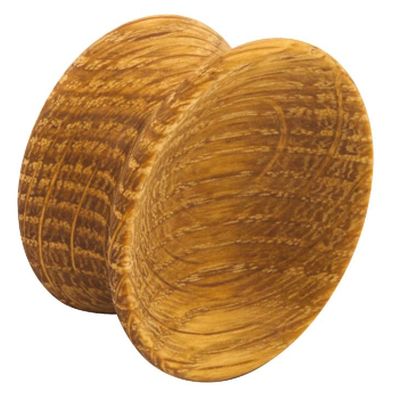 Knob, Oak/Walnut, Ø 56 mm, Yoyo Oak lacquered finish