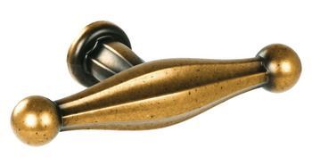 T knob, Zinc Alloy, Length 67 mm, Regency Antique brass