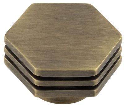 Knob, Brass, Ø 40 mm, Nile Antique bronze