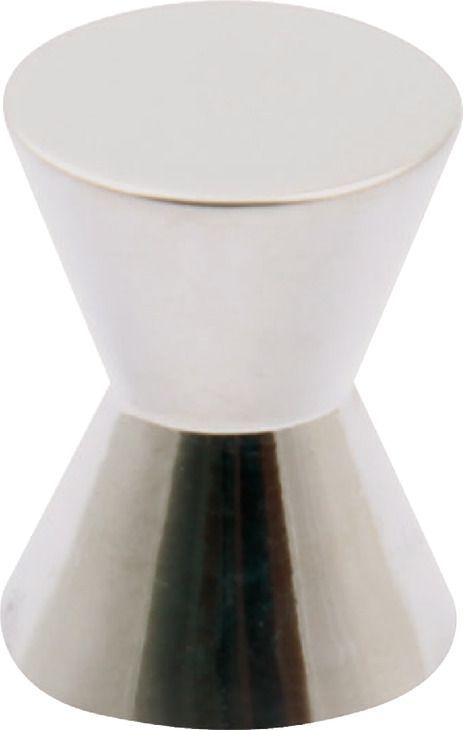 Knob, Aluminium, Ø 14 mm, Egg Timer Polished Nickel