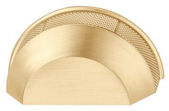 Cup Handle, Zinc Alloy, Fixing Centre 64 mm, Tocco Brushed gold coloured