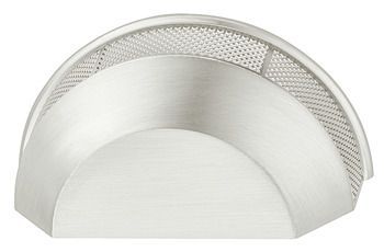 Cup Handle, Zinc Alloy, Fixing Centre 64 mm, Tocco Brushed nickel plated finish