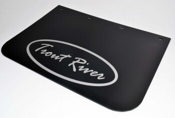 Mud Flaps (Trout River) Small (plastic) 24&quot; X 17&quot; (steer)