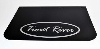 Mud Flaps (Trout River) Small (plastic) 24" X 17" (steer)
