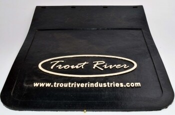 Mud Flaps (Trout River) Large (rubber) 24&quot; X 30&quot;