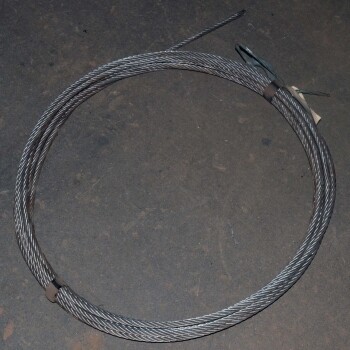Wire 3/8 x 62&#39; 6/26 IWRC GalvC/W  3/8 Thimble  (47)
