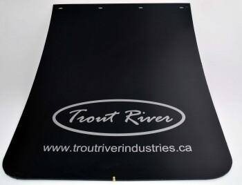 Mud Flaps (Trout River) Large (plastic) 24" X 36"