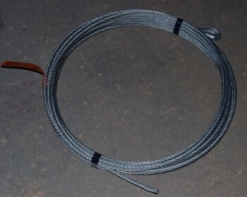 Wire 3/8 x 55&#39; 6/26 IWRC GalvC/W  3/8 Thimble  (38)