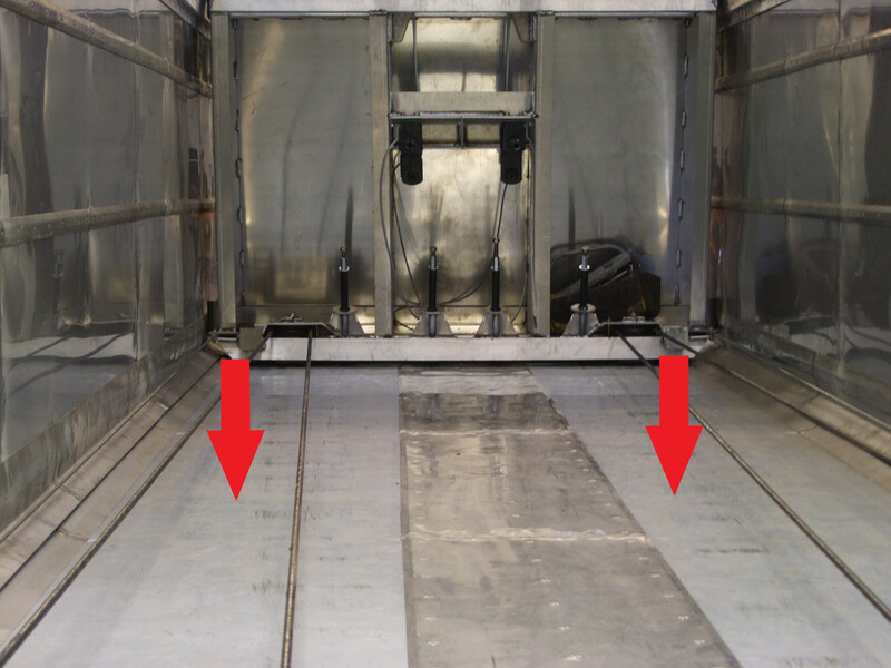 Teflon Silver Slide 36&quot; Wide (per linear ft)