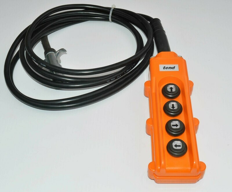 Remote - 4 Button with Cable and with Cab Control 5 Way Plug