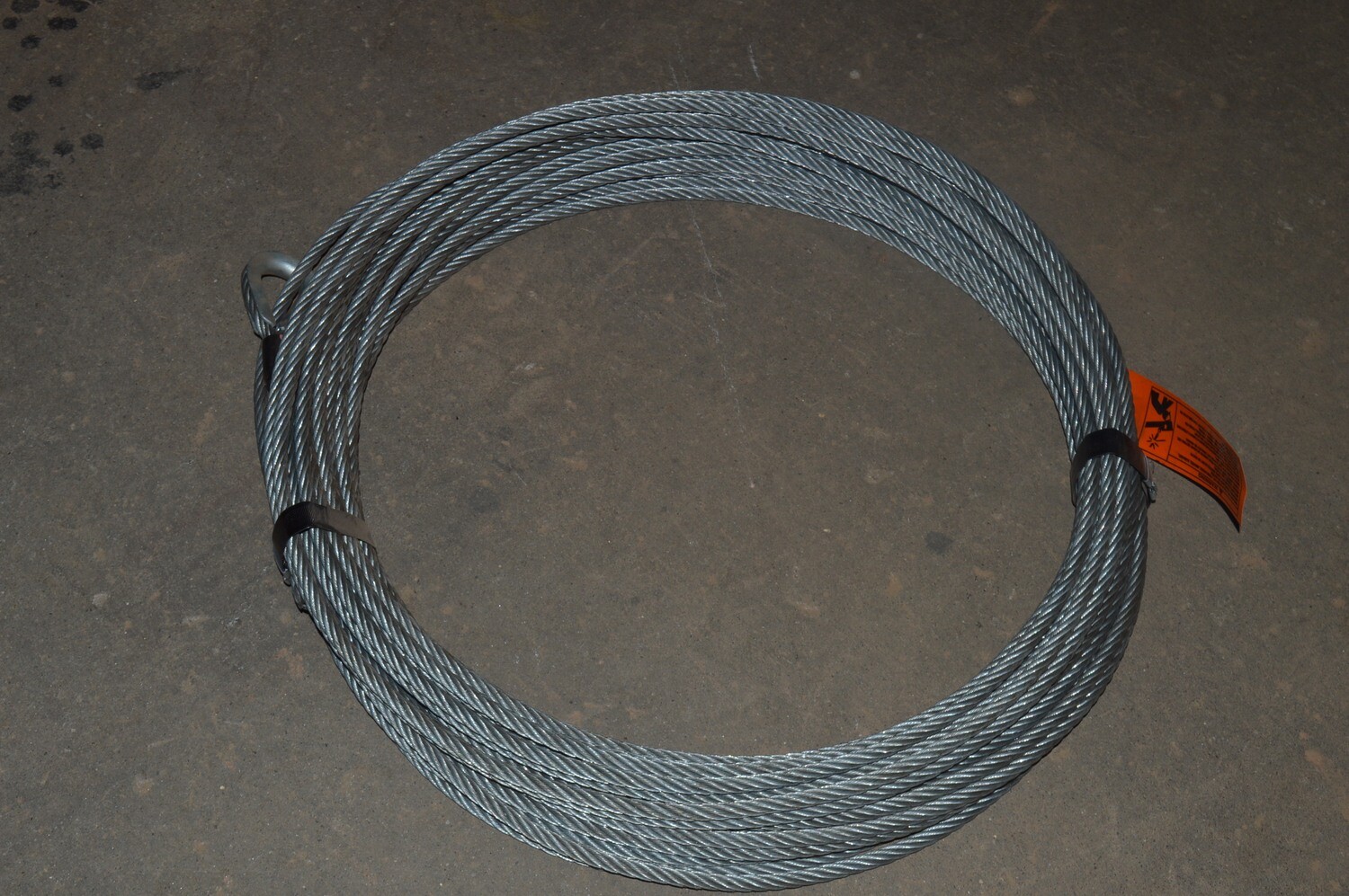 SV-503  Wire 3/8 x 90&#39; 626 IWRC GalvCW  3/8 Thimble  (38)