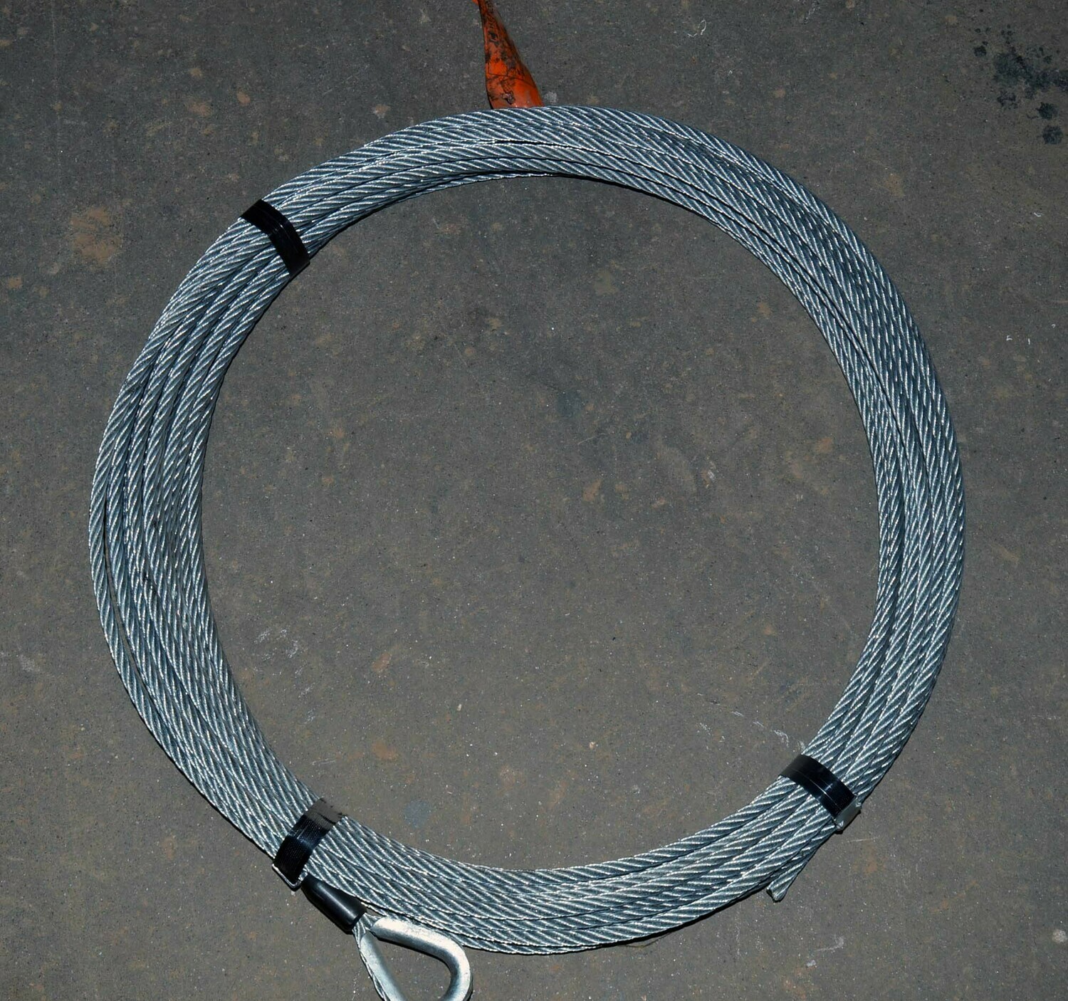 Wire 3-8x130&#39; 626 IWRC GalvCW  3-8 Thimble (old 38)