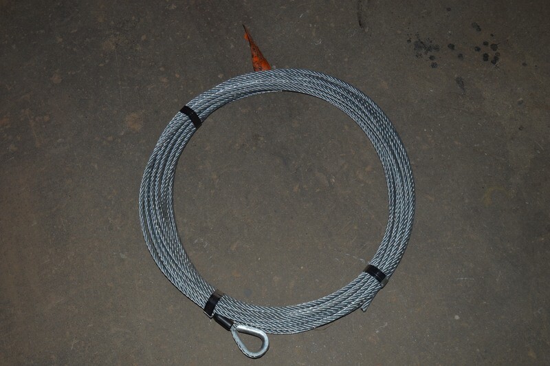 Wire 3-8x175&#39; 626 IWRC GalvCW  3-8 Thimble (old 53&#39;)