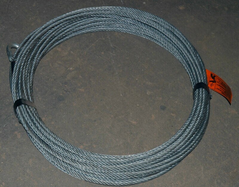 Wire 3-8 x 105&#39; 626 IWRC GalvCW  3-8 Thimble  (47)