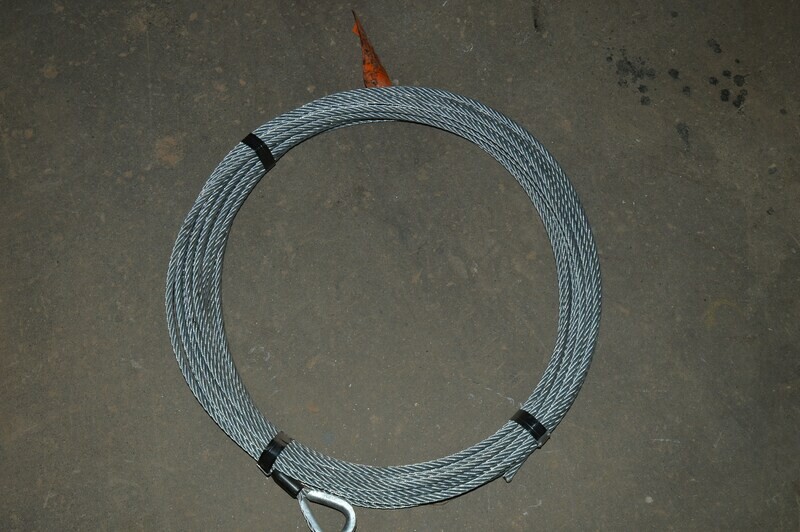 Wire 3-8 x157&#39; 626 IWRC GalvCW  3-8 Thimble (old 47)