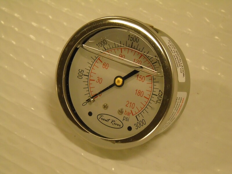 Oil Pressure Gauge (Back Mount)