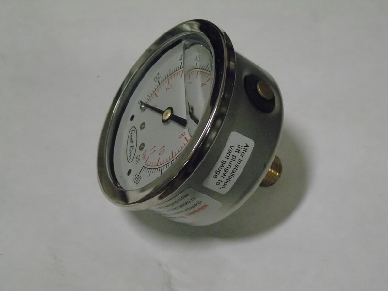 Air Pressure Gauge (Bottom Mount)