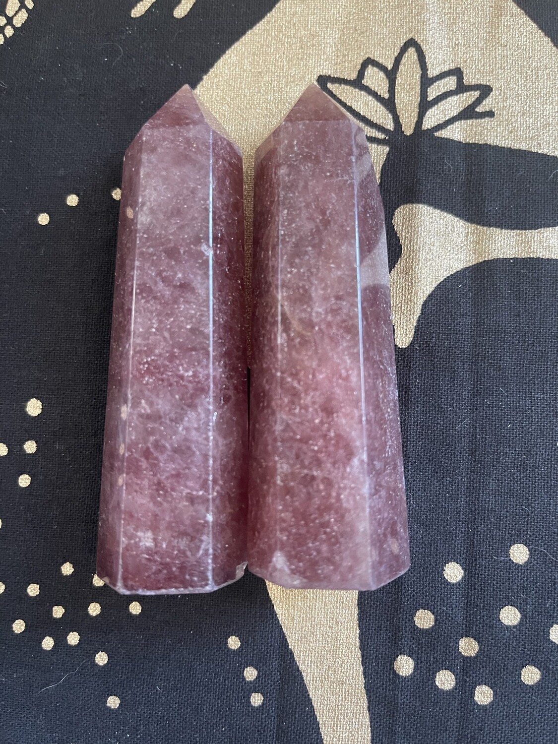 Strawberry quartz tower 2 available