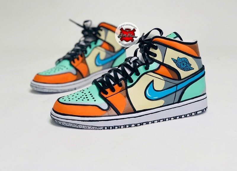 Katty Cartoon Jordan 1 Mid