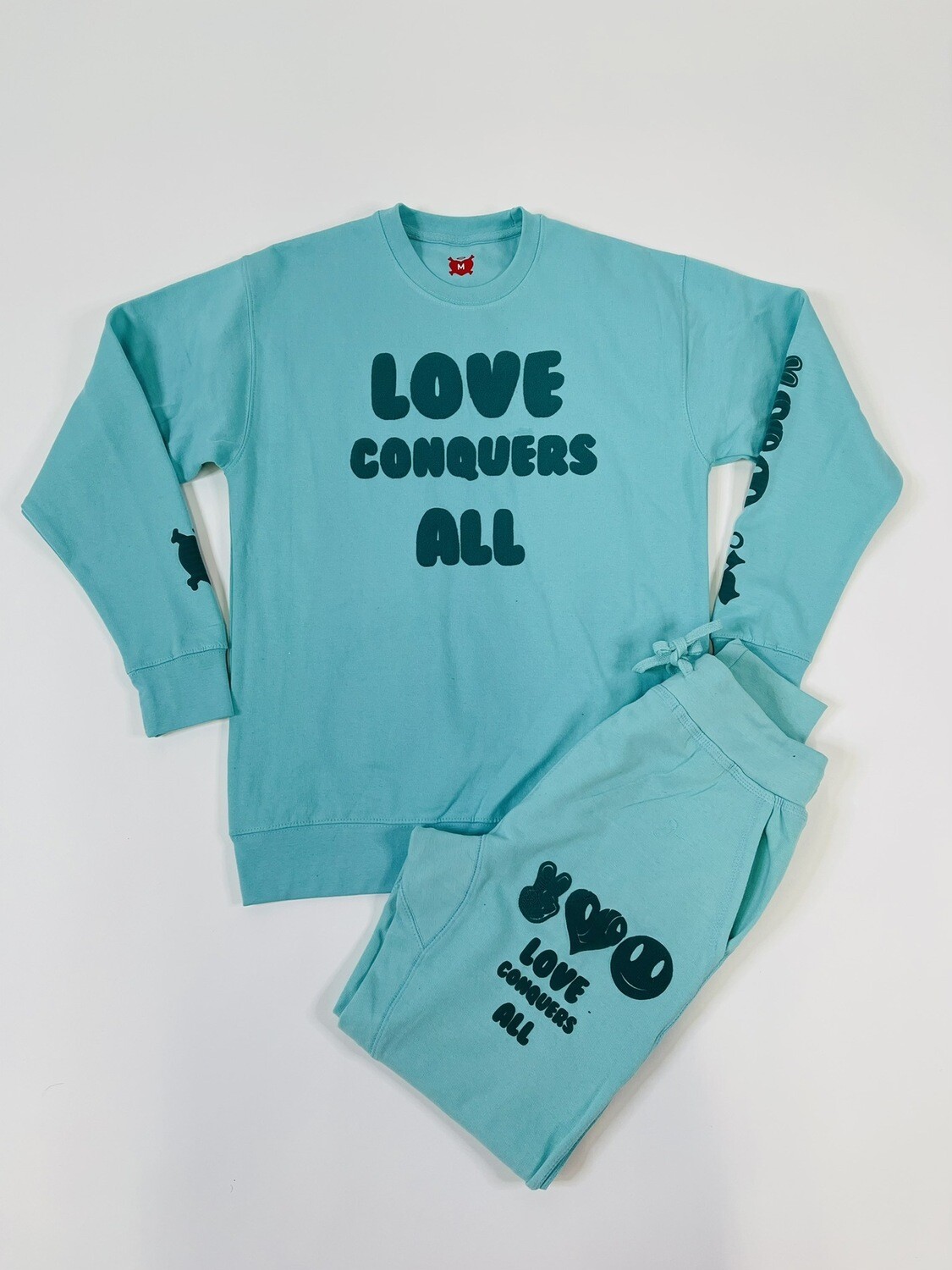 Celadon & Green Love Conquers All Jogger Sweatsuit