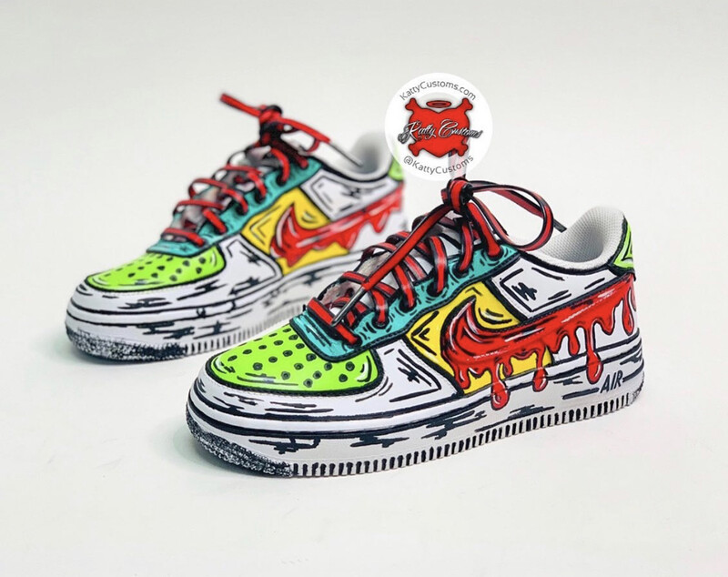 Cartoon Nike Drip AF1 Low