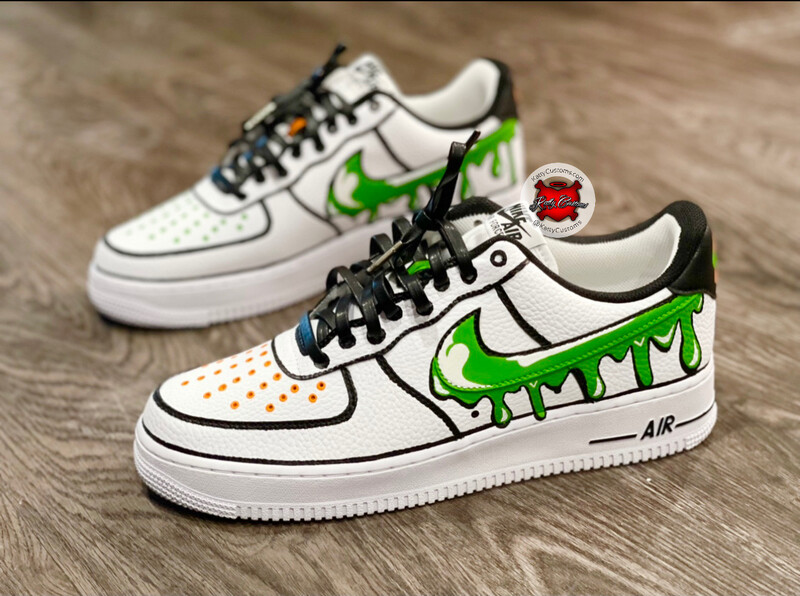Nickelodeon Inspired Drip AF1s