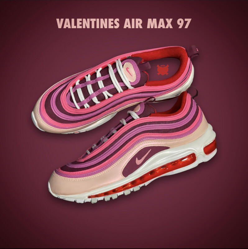 Pink air max 97 valentines day best sale