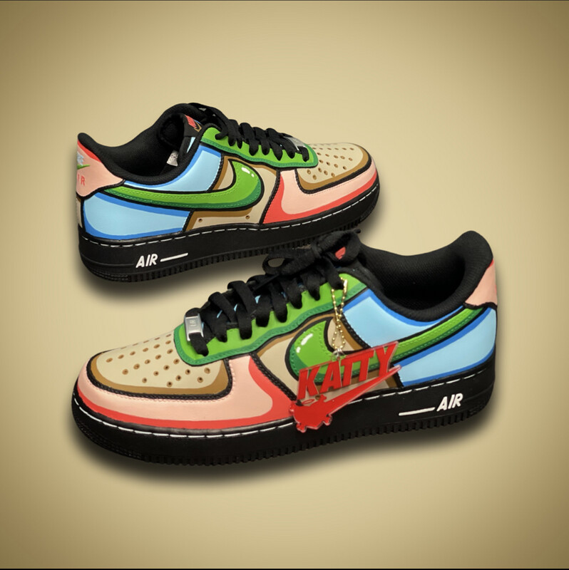 “2D” Laffy Taffy Nike AF1 Low