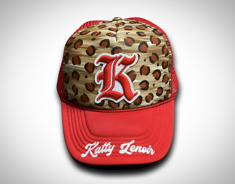 Red/Red Leopard Trucker Hat