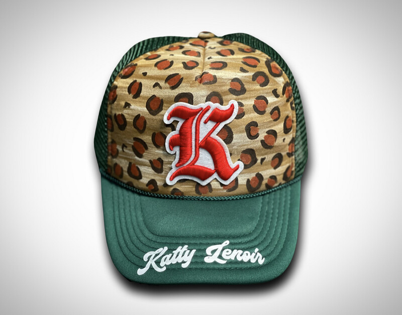 Forest Green/ Red Trucker Hat