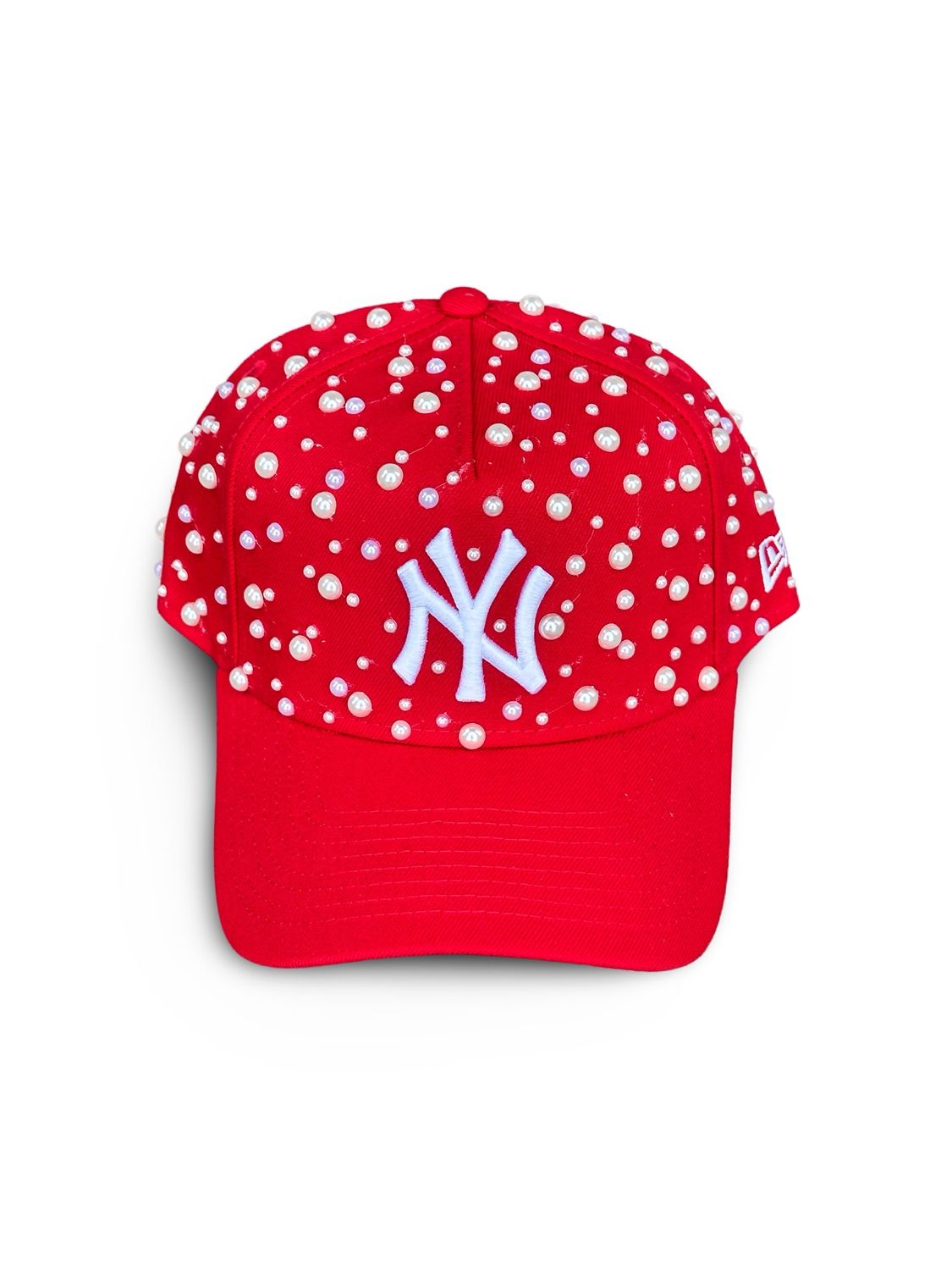 Custom NY Red Pearl Hat