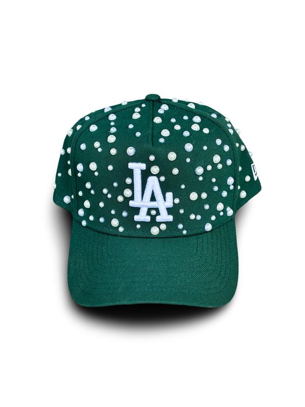 Custom LA Forest Green Pearl Hat
