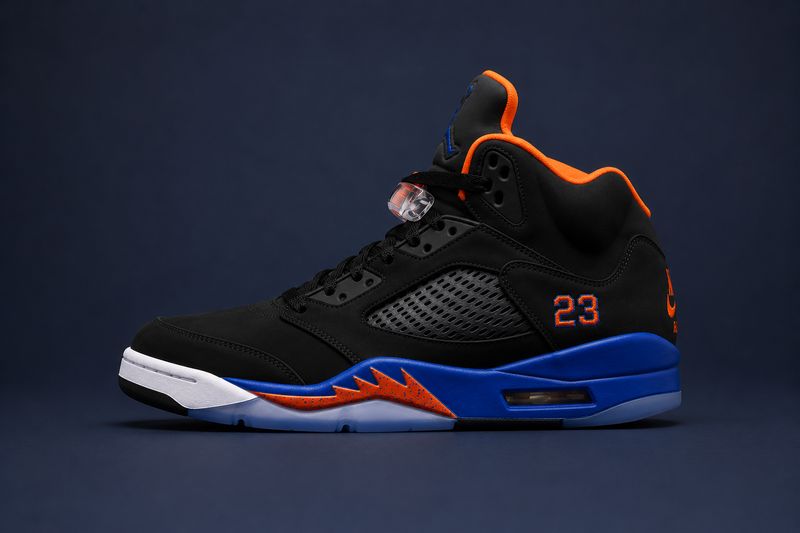 NY Knicks Jordan 5s “Black”