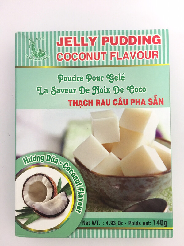 PHOENIX JELLY PUDDING COCONUT FLAVOUR 30BOXES X 140G