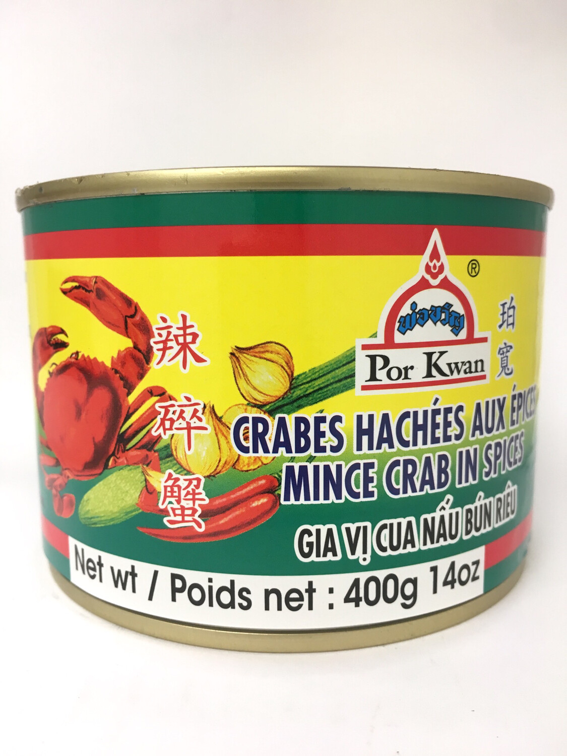 PORKWAN MINCE CRAB IN SPICES 24X400G